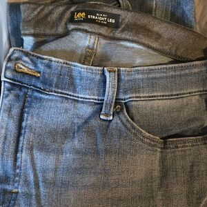 Lee Women's Straight Leg Blue Jeans